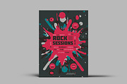 Rock Sessions Flyer, a Flyer Template by Jorge Lima (Thumbnail 2 of 3)