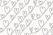 Hearts Seamless Patterns Set, a Pattern Graphic by Curly_Pat (Thumbnail 7 of 9)