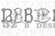 Victorian Alphabets PACK 19 FONTS !!, a Blackletter Font by Intellecta Design (Thumbnail 21 of 48)
