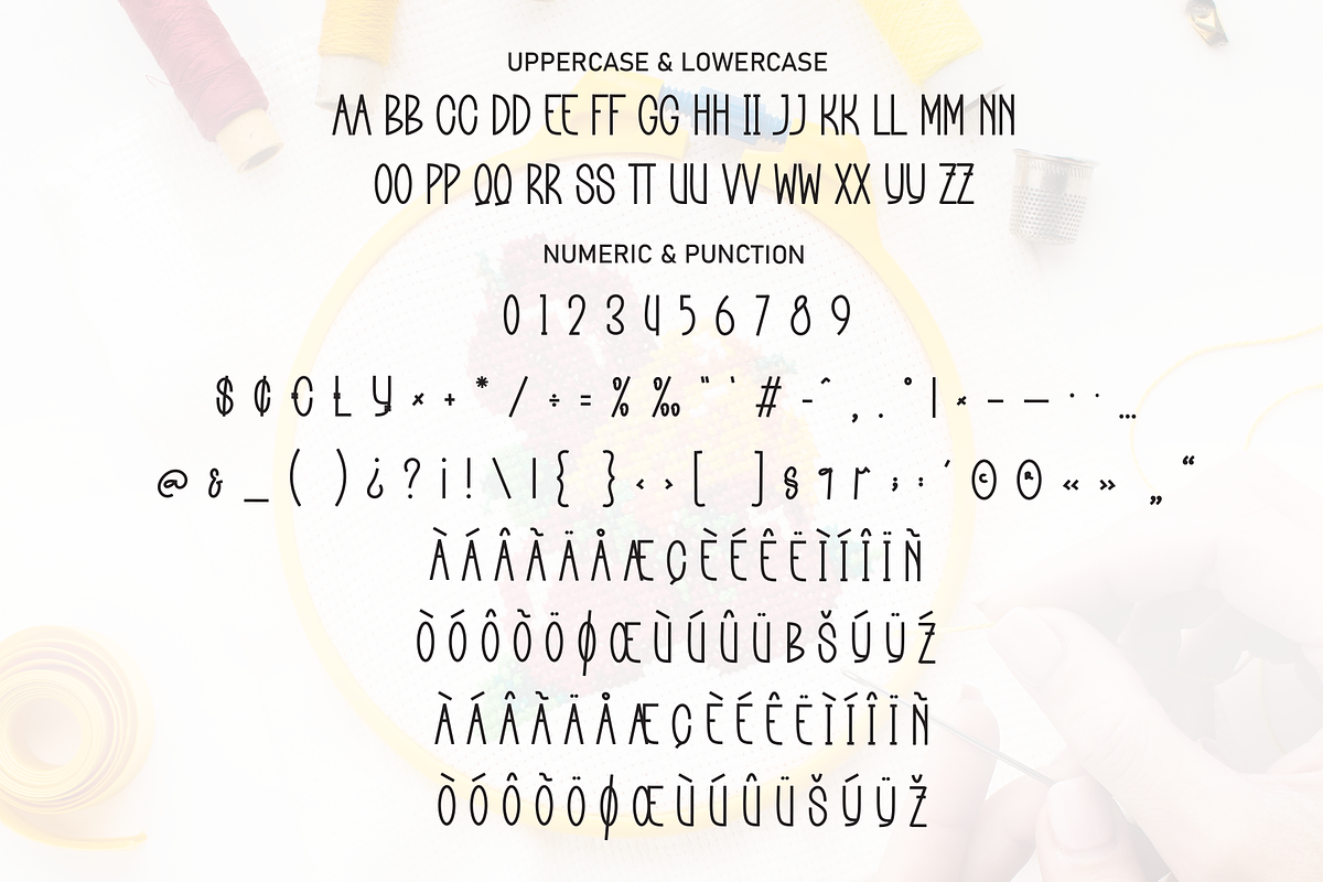 Embroedery | Script Font, a Script Font by Scratchones (Photo 7 of 9)