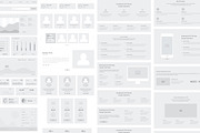 Karuki Wireframe Kit, a Wireframe Template by MahamedElgendy (Thumbnail 4 of 4)