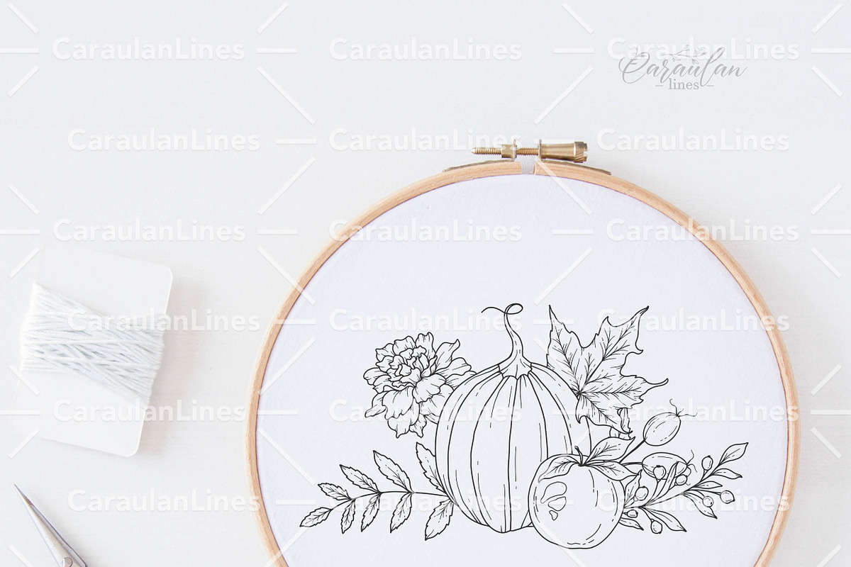 Fall Foliage Line Art, an Object Graphic by CaraulanStore (Photo 5 of 8)