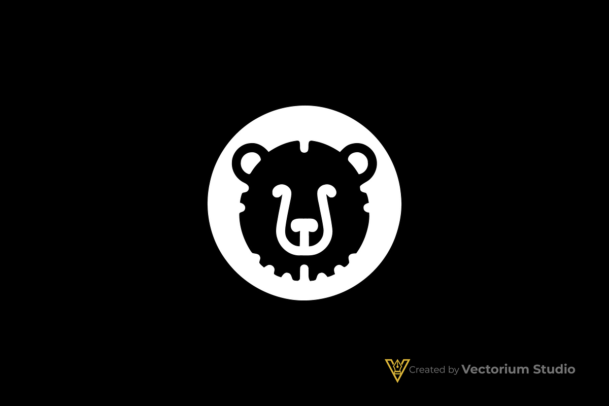 Bear Face Icon Logo, a Branding & Logo Template by Vectorium Studio (Photo 5 of 5)