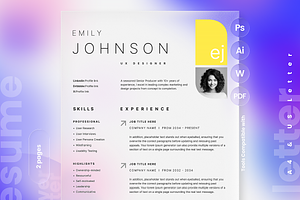 Resume/CV, a Resume Template by Reuix Studio