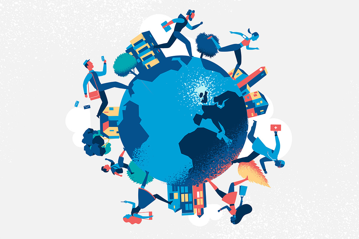 Running People - Vector World, a Person Illustration by Hurcastock! (Photo 4 of 7)