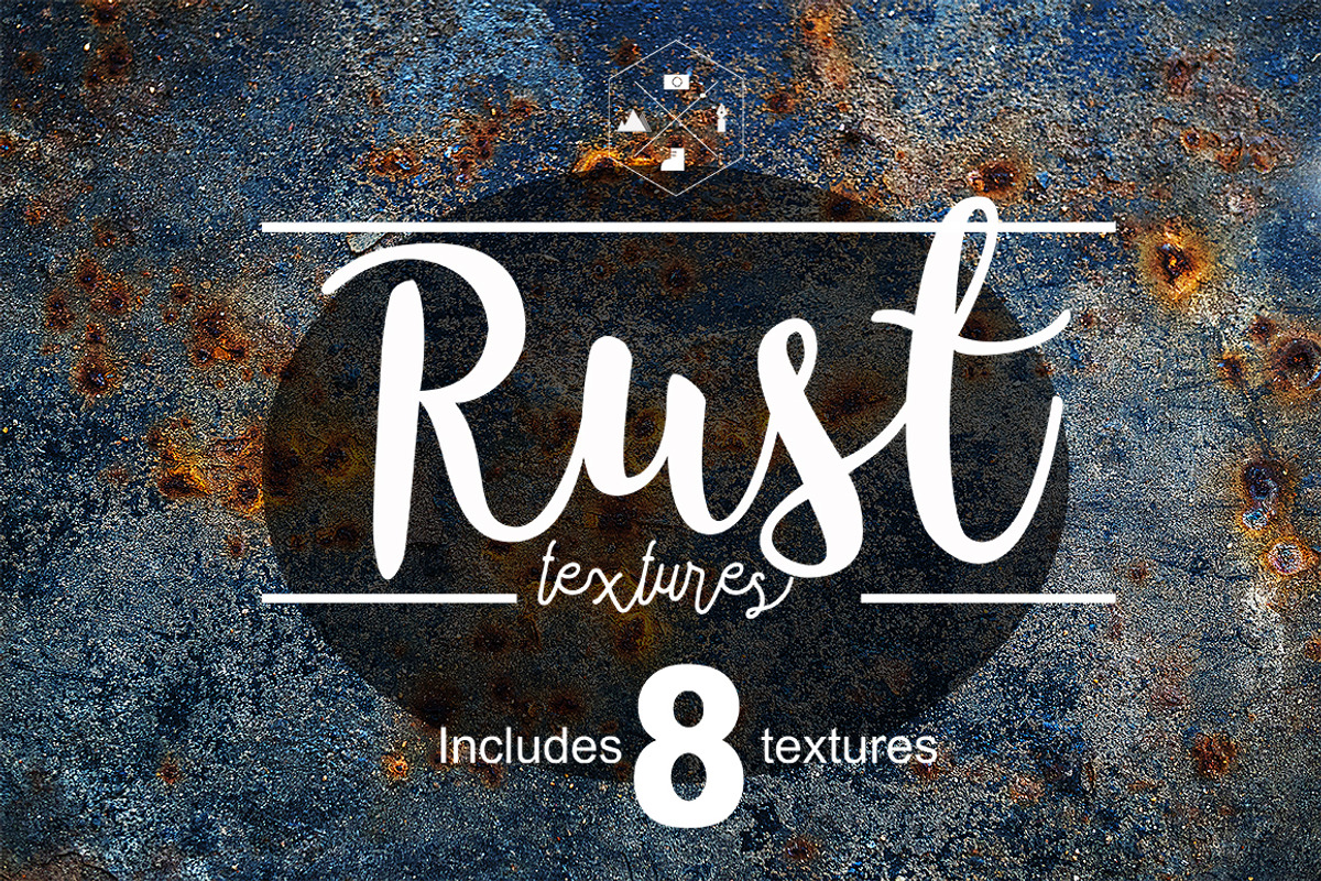 8 RUSTED METAL TEXTURES, a Texture Graphic by photo3idea (Photo 6 of 9)