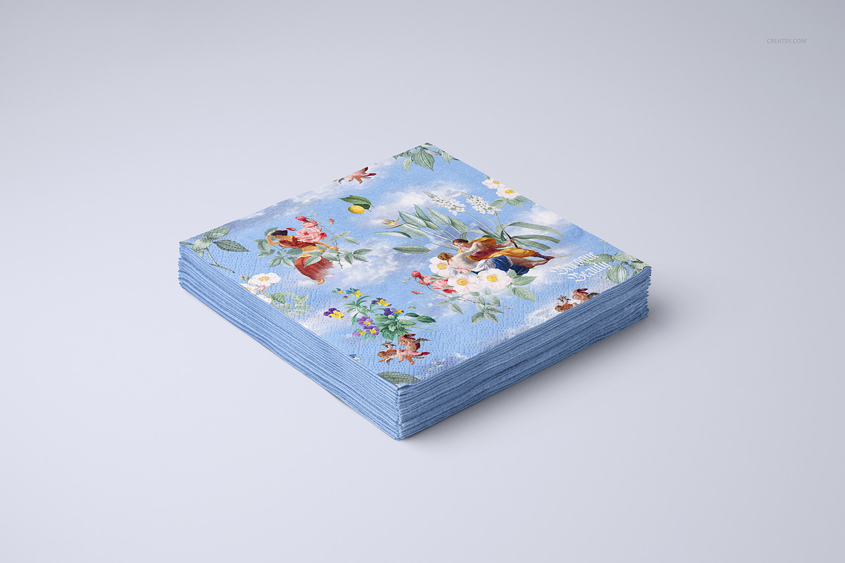 Napkins Mockup Set, a Merchandise Mockup by creatsy5 (Photo 11 of 15)