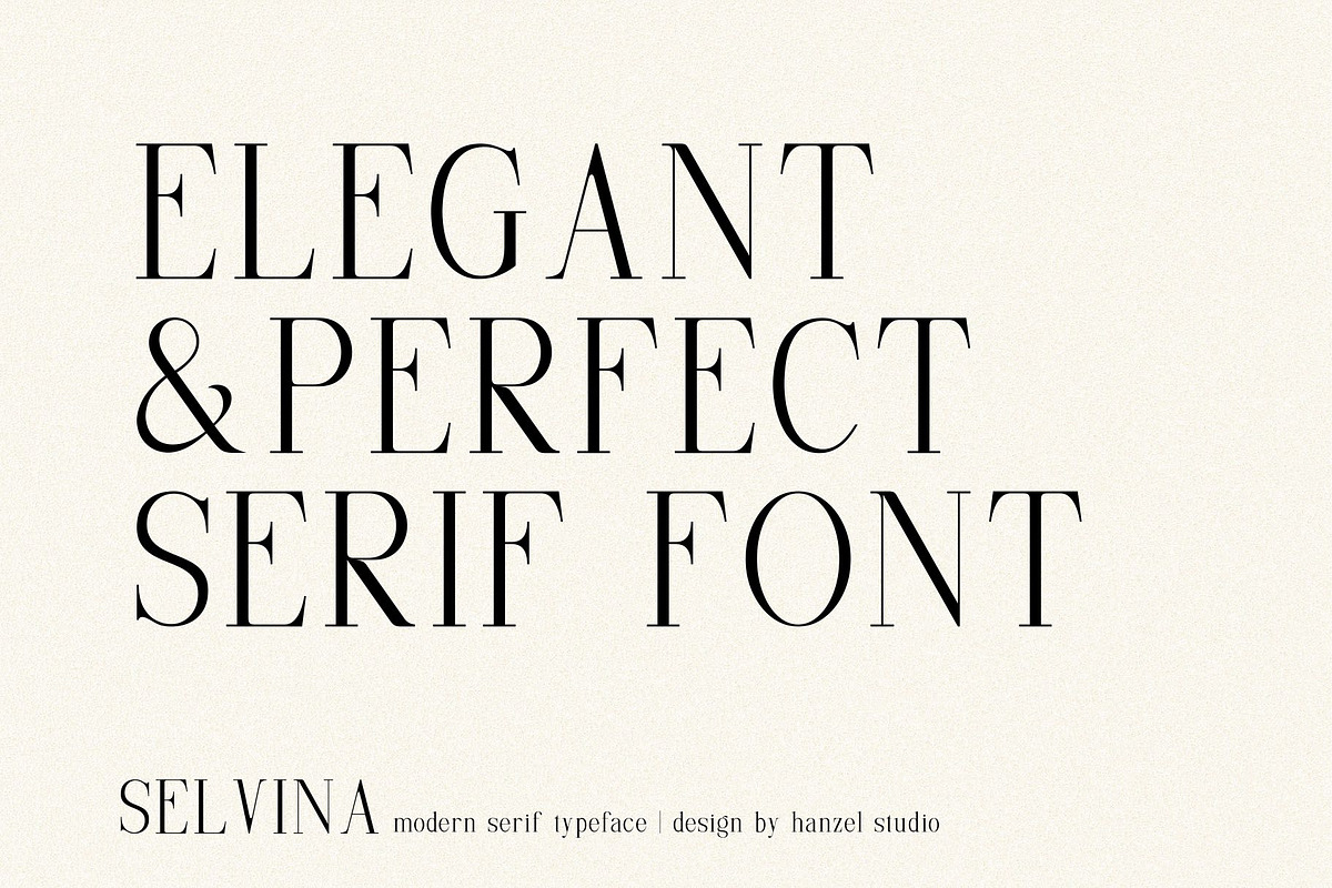 Selvina | a classic serif preview 2