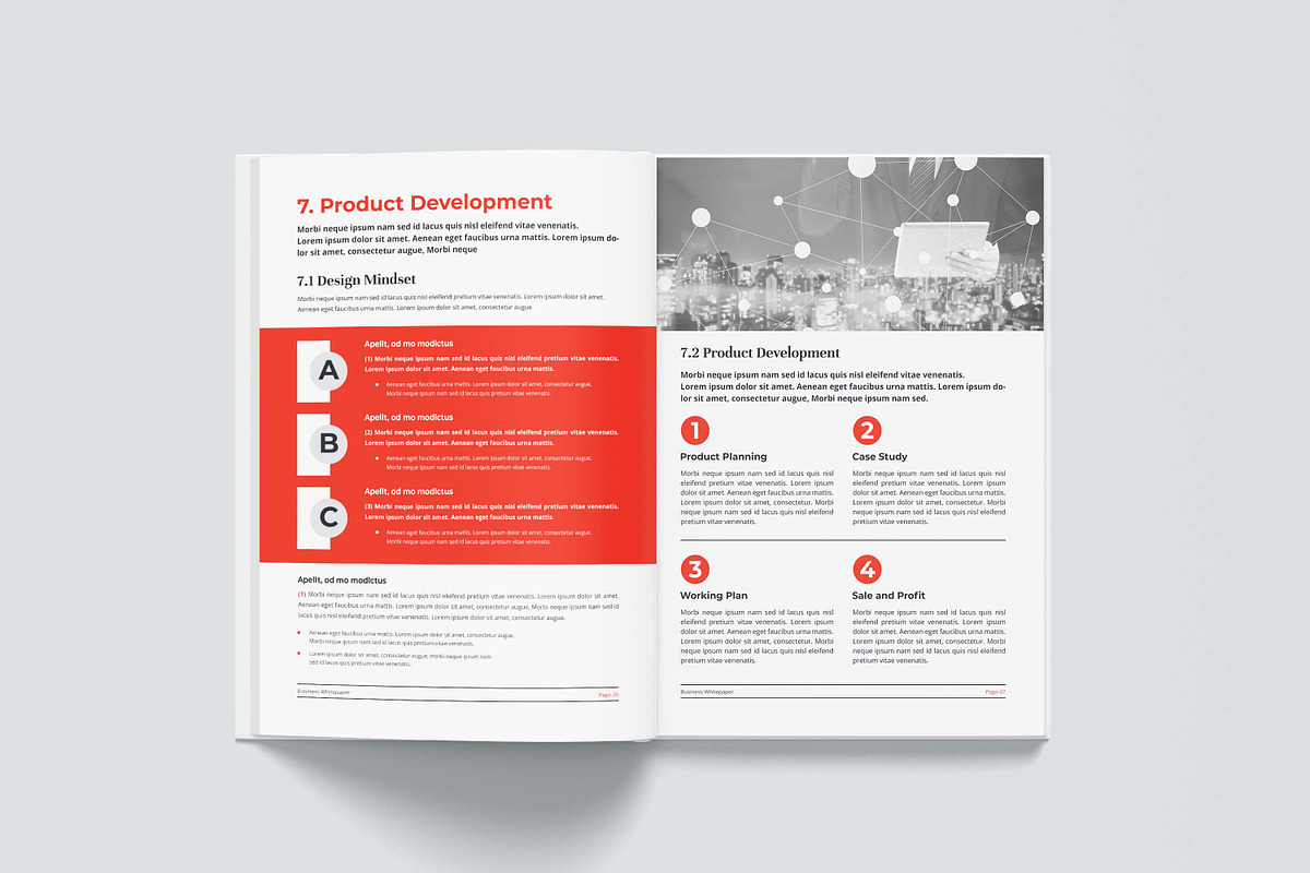 White Paper 42 Pages, a Brochure Template by obayes (Photo 18 of 28)