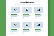 Minimalist Travel Wireframe Layout, a Wireframe Template by MightyDesign (Thumbnail 3 of 9)