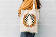 Retro Fall Sunflowers Ghost PNG, a Seasonal Illustration by CrexoraLab (Thumbnail 4 of 4)
