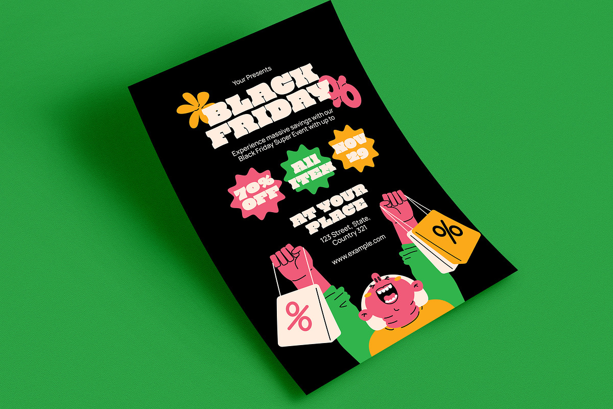 Black Friday Sale Event Flyer preview 2