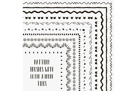 Vector Pattern Brushes preview 5