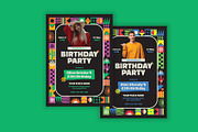 Youth Birthday Invitation, a Flyer Template by Neermana (Thumbnail 2 of 4)
