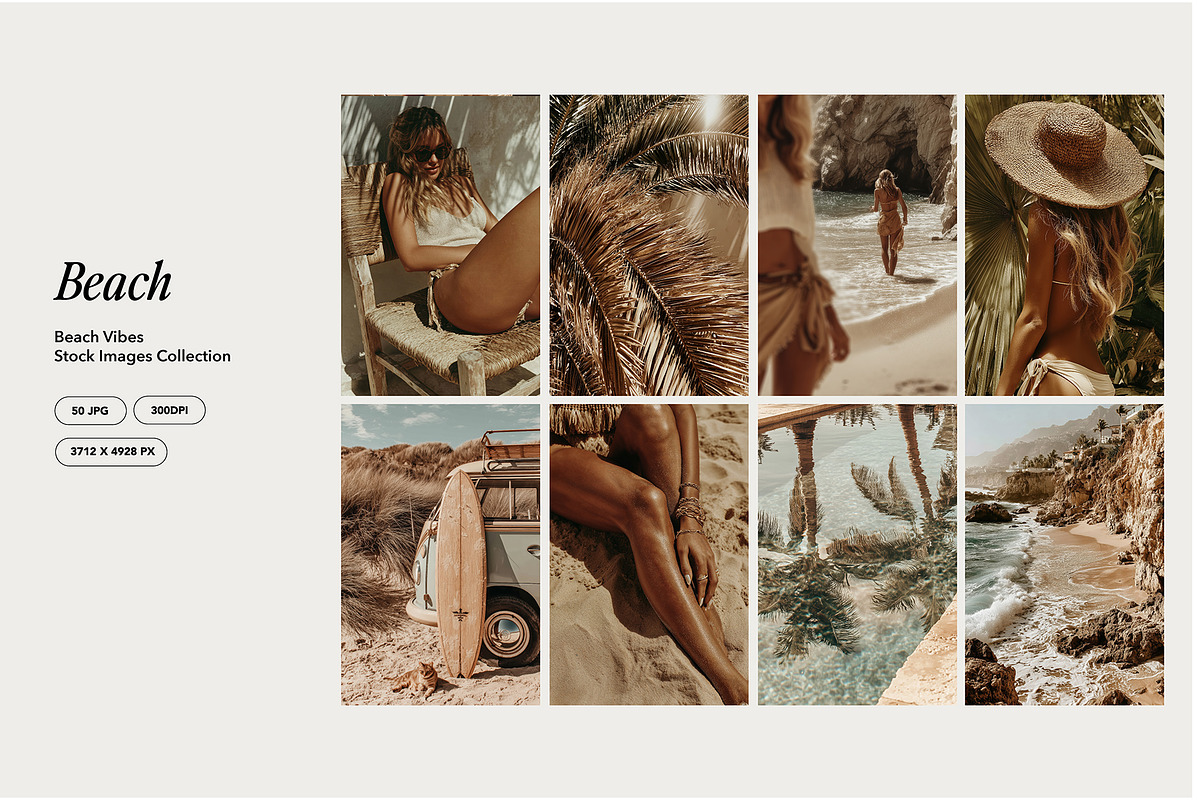 Beach Vibes Stock Images Collection, a Photo by Tomasz Ganclerz (Photo 1 of 5)