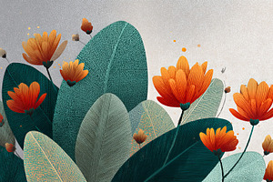 Botanical Illustration Art, a Nature Photo by Design Store