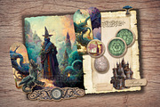 Fantasy Scrapbook Kit, an Illustration by Secret Helper (Thumbnail 7 of 8)