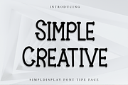Simple Creative, a Handwritten Font by FreshTypeINK (Thumbnail 1 of 8)