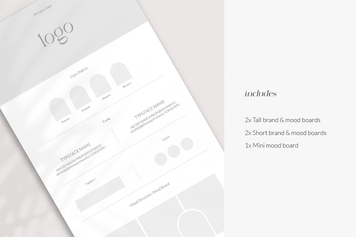 Brand & Mood board templates, a Presentation Template by Yuli Studio (Photo 4 of 7)