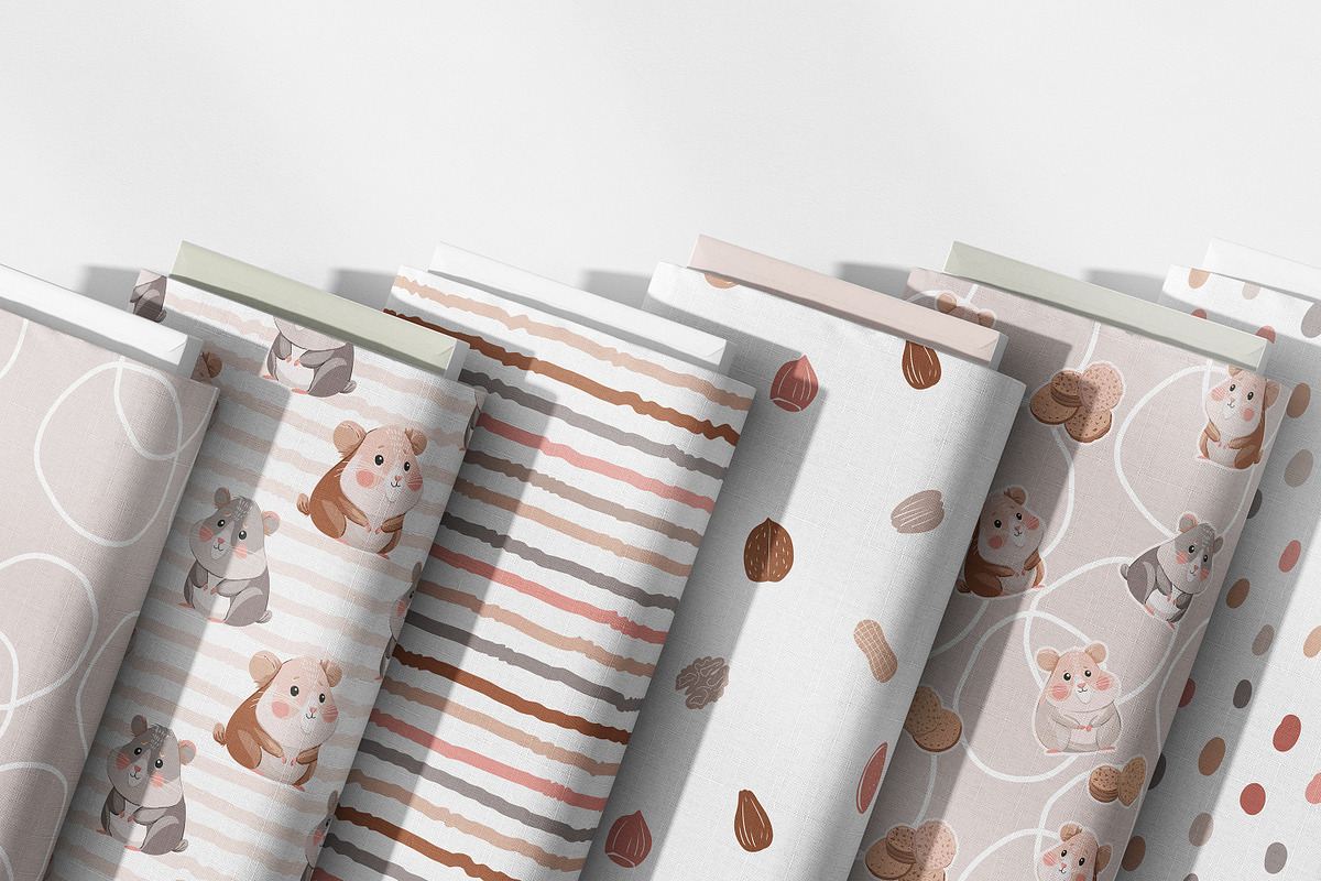 Seamless Kids Pattern Collection, a Pattern Graphic by PROTEA Watercolor Studio (Photo 4 of 13)
