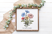 Birth Month Flowers Clipart Bundle, an Object Graphic by Mastilo Designs (Thumbnail 3 of 6)
