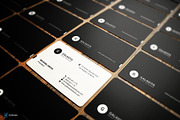 Minimal Clean Business Cards, a Business Card Template by Galaxiya (Thumbnail 2 of 9)