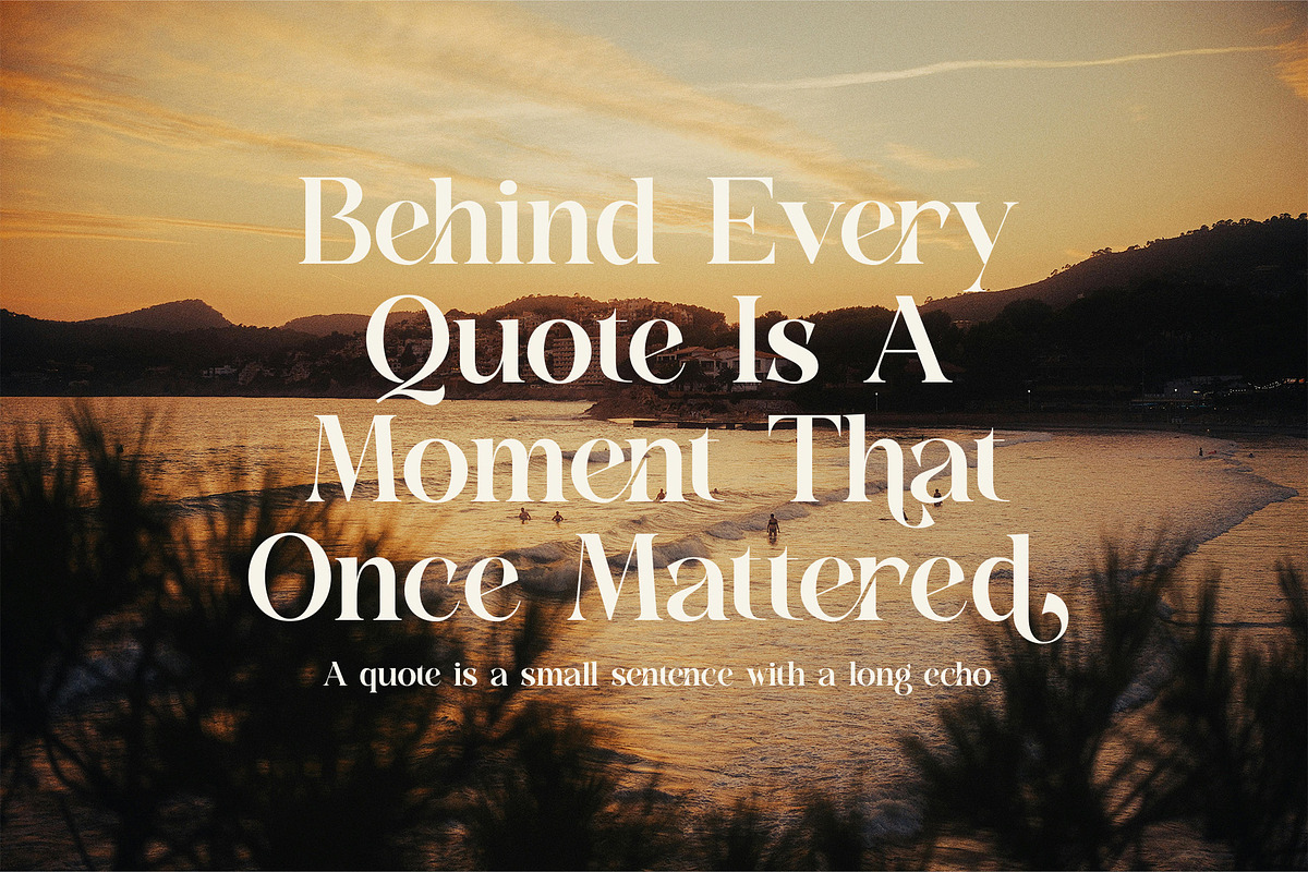 Kangen Elegant Modern Serif Font, a Serif Font by Perfectype (Photo 6 of 8)