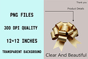 Watercolor Christmas Bow Clipart Bun, an Illustration by SVGArt (Thumbnail 5 of 8)