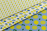 Digital Paper Pack Fresh Lemons, a Pattern Graphic by Akwadesign (Thumbnail 4 of 7)