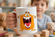 Milkshake Munchers - 6 Cute Monsters, a Seasonal Illustration by D R A W K M A N (Thumbnail 2 of 4)