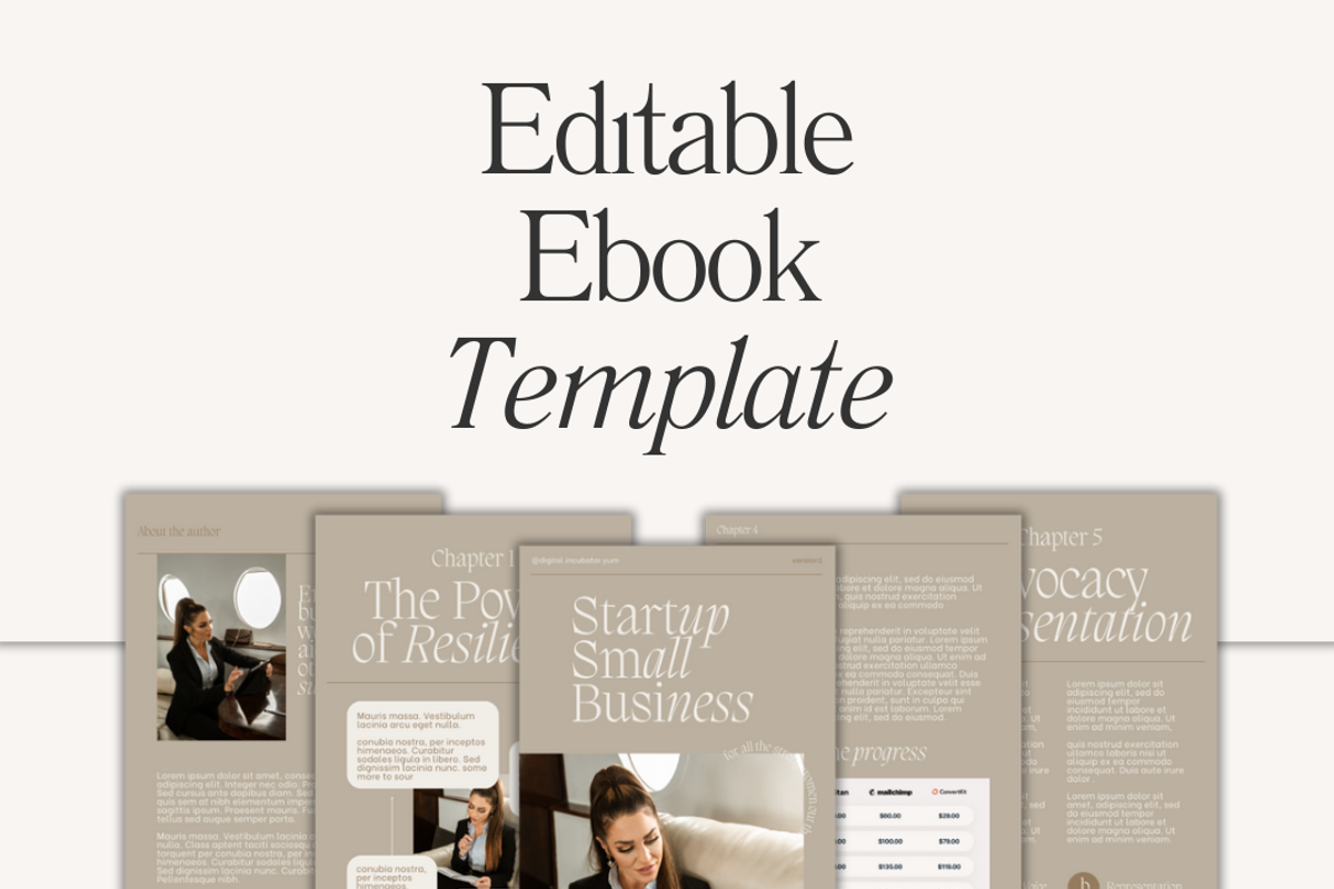 Light Brown A Guide to Ebook, a Social Media Template by digital.incubator.yum (Photo 3 of 5)