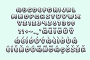 Chrome Balloon Font, a Sans Serif Font by Handmadefont (Thumbnail 2 of 15)