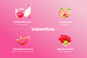 Valentine - 3D Illustration Icon Pac, an Emoji Icon by Creative Perspective (Thumbnail 2 of 6)