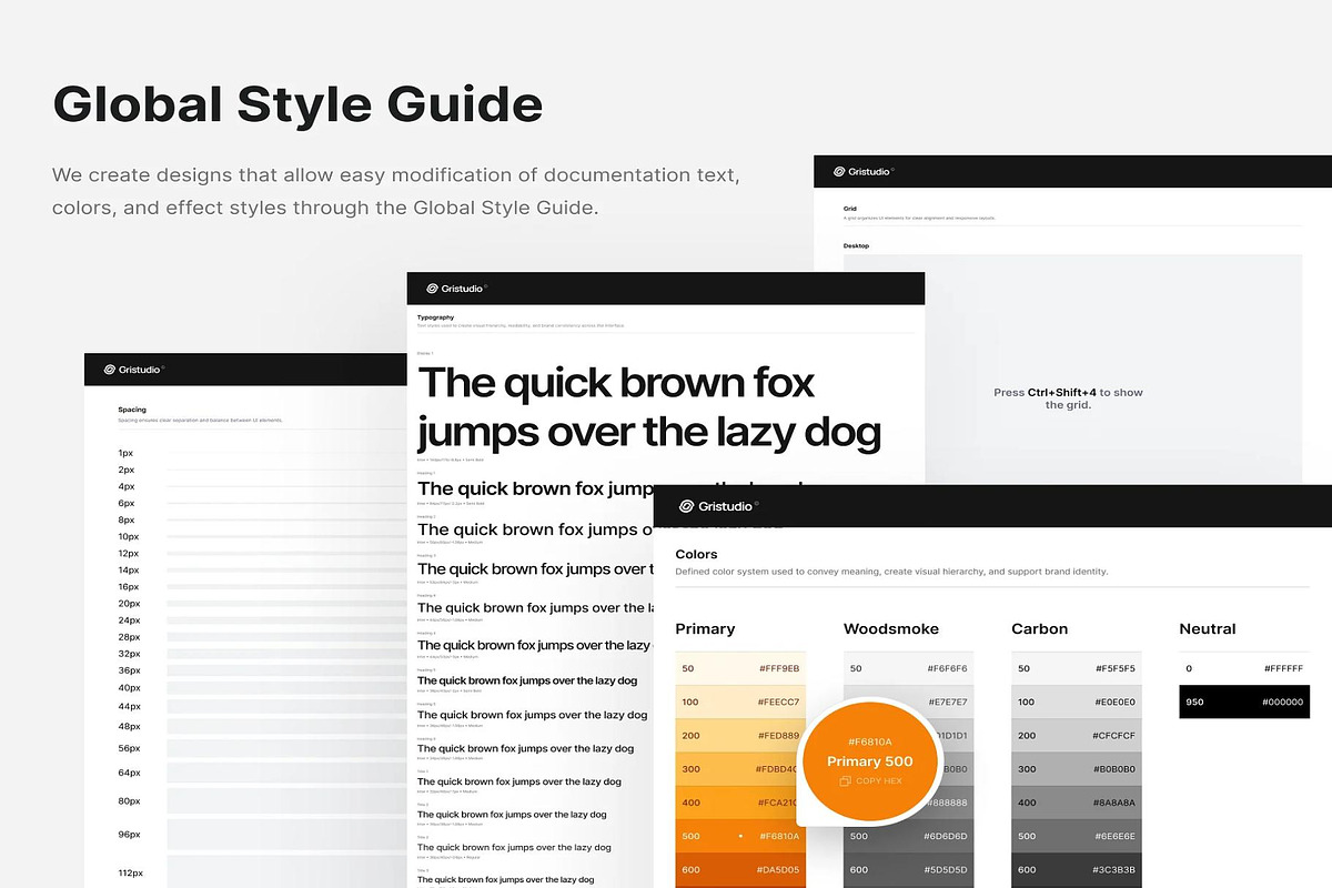 Gristudio - Portfolio UI Kit, an UI Kit Template by Lumina_ui_ux202 (Photo 3 of 7)