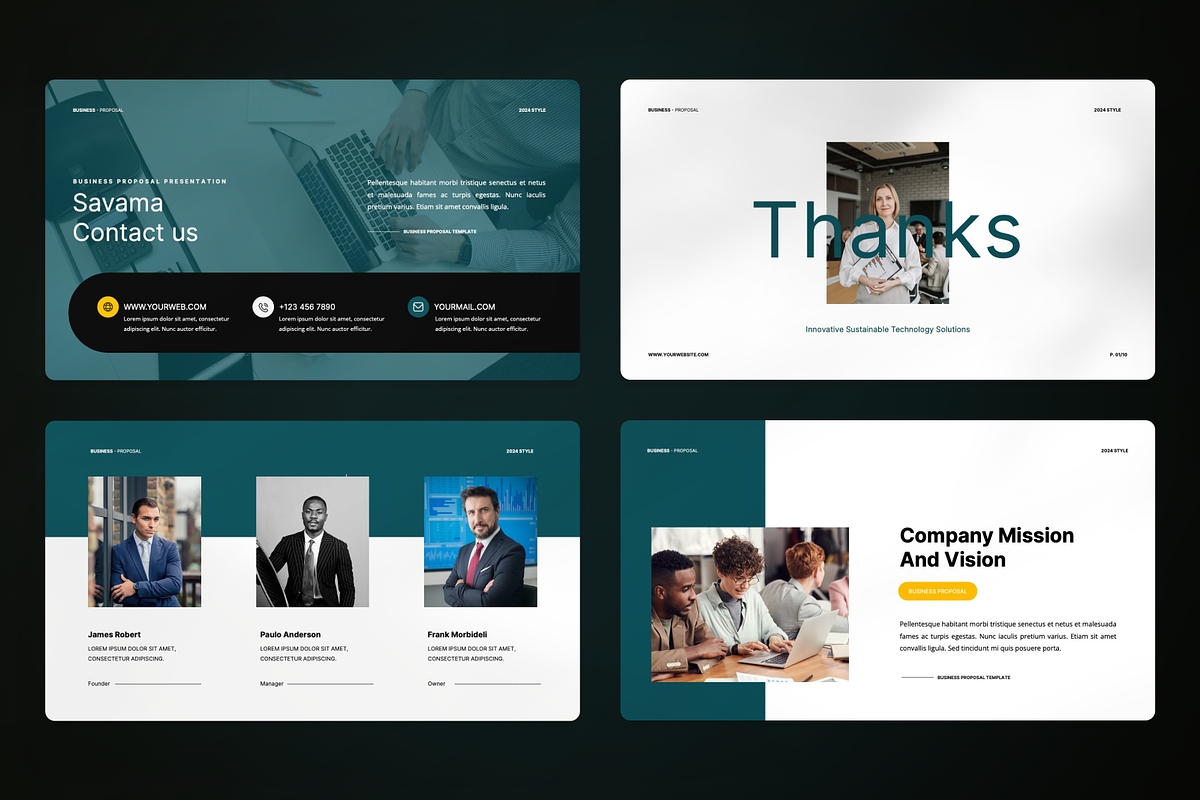 Savama - Business Proposal Keynote, a Presentation Template by SquidPixey (Photo 4 of 7)