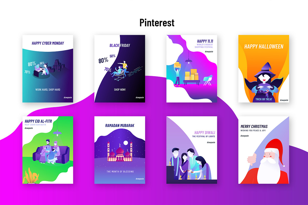 Festive Season Pack, a Social Media Template by Drawpaste (Photo 13 of 14)
