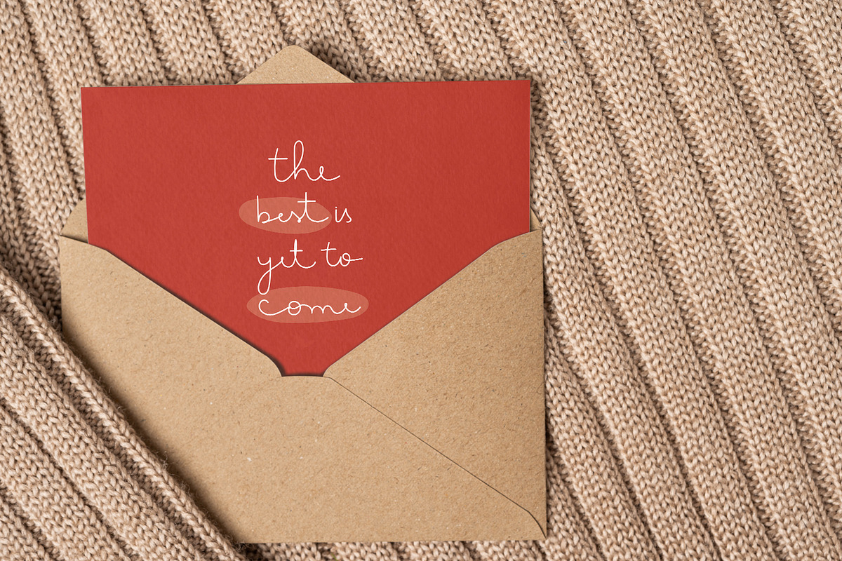 Hand-drawn words | Pre-made posters, an Illustration by designerbianca (Photo 5 of 7)