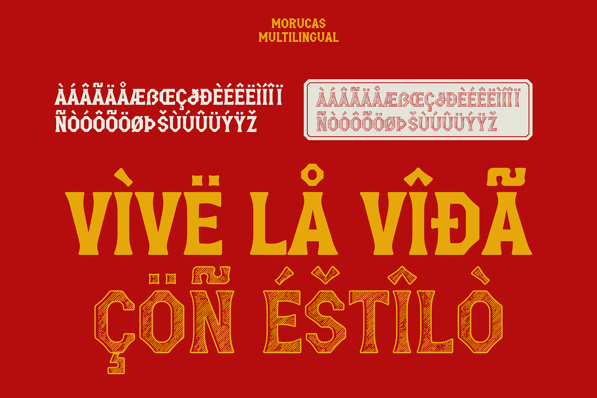 Morucas – Mexican Engraving Font, a Serif Font by Drizy (Photo 6 of 10)