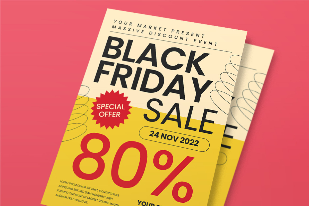 Black Friday Flyer, a Flyer Template by Tokosatsu (Photo 2 of 3)