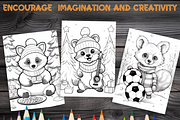 Red Panda Coloring Pages for Kids, a Brochure Template by LA Design (Thumbnail 8 of 10)