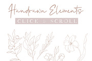 Floral + Hands Creator Kit, a Script Font by Digital Hustler (Thumbnail 7 of 13)