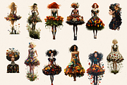 PECULIAR INSECT PEOPLE CLIPART PACK, a Person Illustration by Daring Digies (Thumbnail 2 of 10)