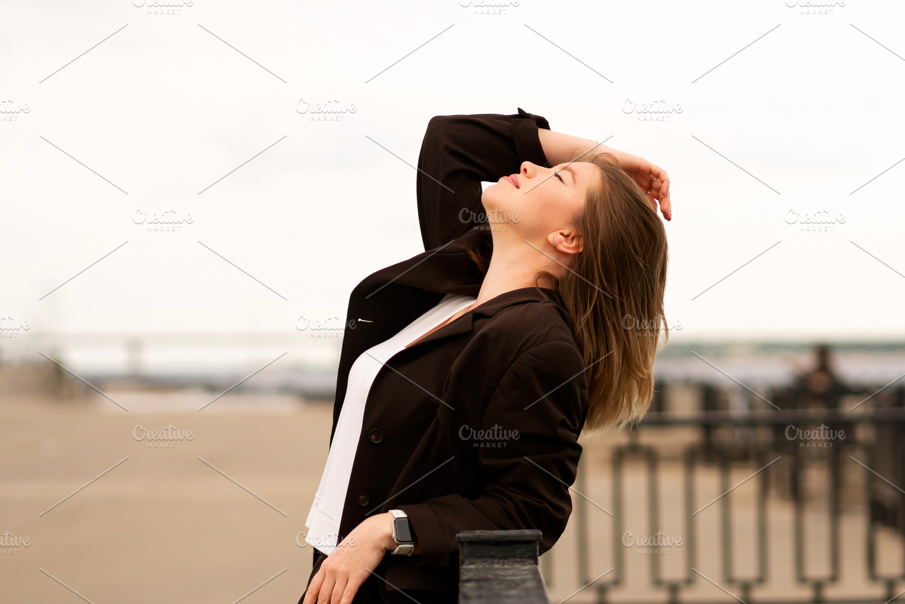 Young woman in brown suit, a Person Photo by Elena Vagengeim