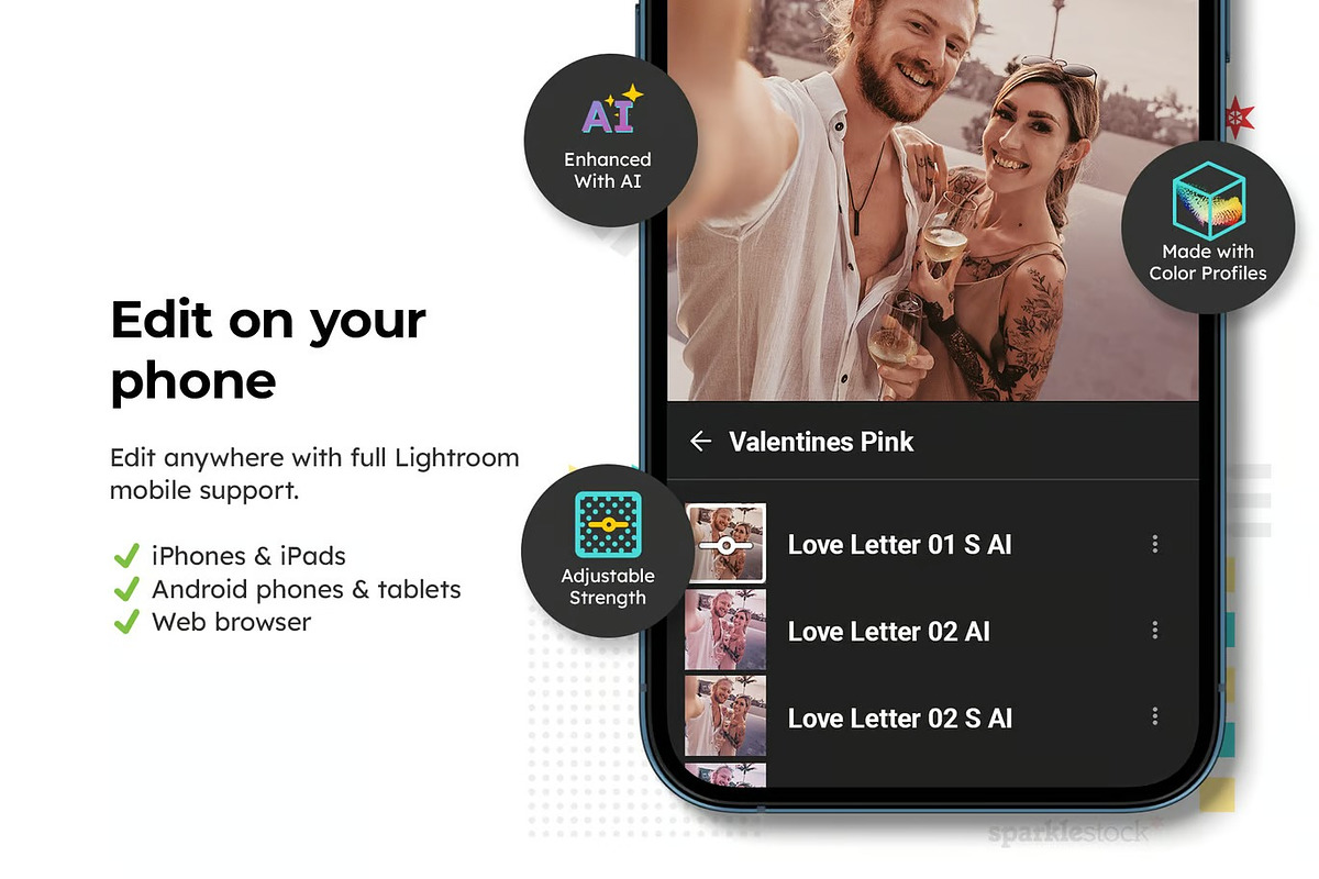 14 Valentines Pink Lightroom Presets, a Preset Add-On by skybluecreative (Photo 5 of 12)