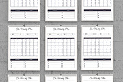 Monthly Planner Template, a Stationery Template by MightyDesign (Thumbnail 4 of 7)
