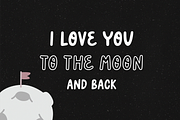 Space walk | Playful font, a Font by JuliaVolkova (Thumbnail 3 of 9)