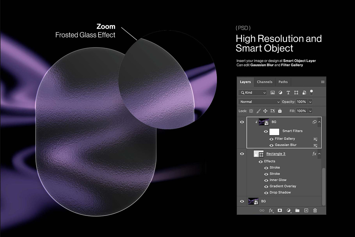 Frosted Glass Elements, an Object Graphic by DesignerCandies (Photo 3 of 5)
