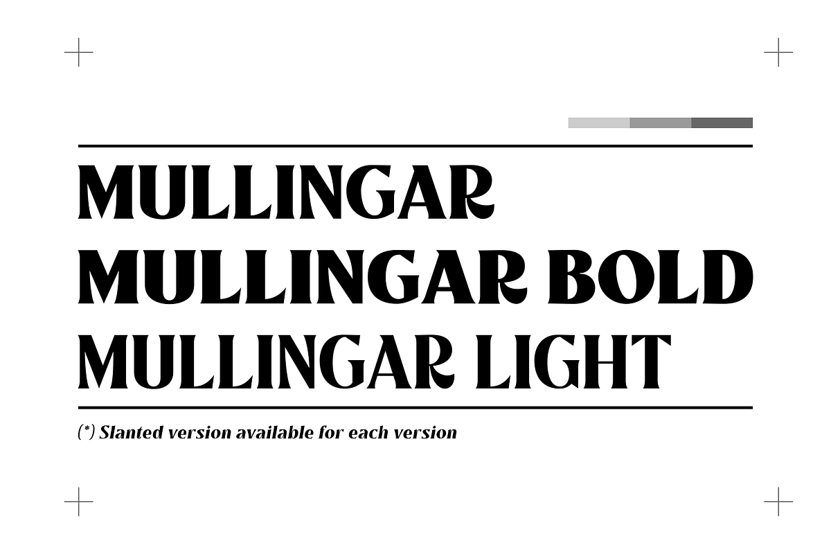 Mullingar | Display Typeface preview 2