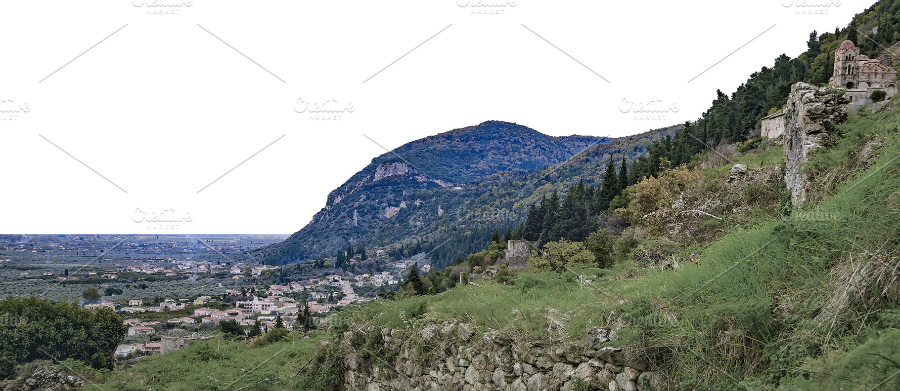 Isolated image of peloponnese landscape, a Nature Photo by DanFLCreativo