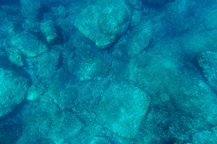 Underwater seabed with sunlight featuring 3d, abstract, and aqua, a Nature Photo by Olyryk & Aglo